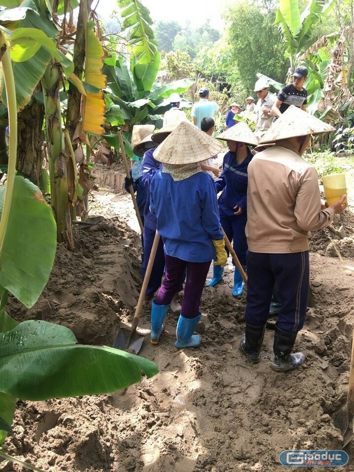 Đêm ngày 19/05, hàng trăm hộ dân sống quanh khu vực công trường thi công sân golf của Tập đoàn FLC (Hạ Long – Quảng Ninh) lại phải hứng chịu cảnh hàng khối đất cát, bùn trôi ào ạt xuống nhà dân chỉ sau một trận mưa. Ảnh do Ủy ban nhân dân phường Hà Lầm, thành phố Hạ Long (Quảng Ninh) cung cấp.