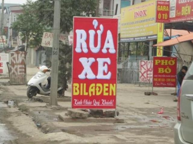 "Trùm" rửa xe.