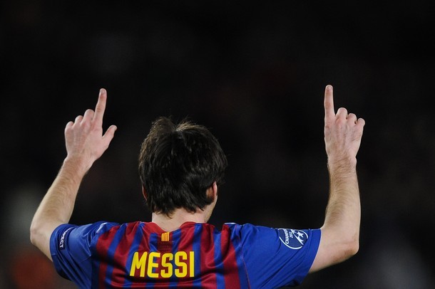 Messi ghi bàn ở phút thứ 25.