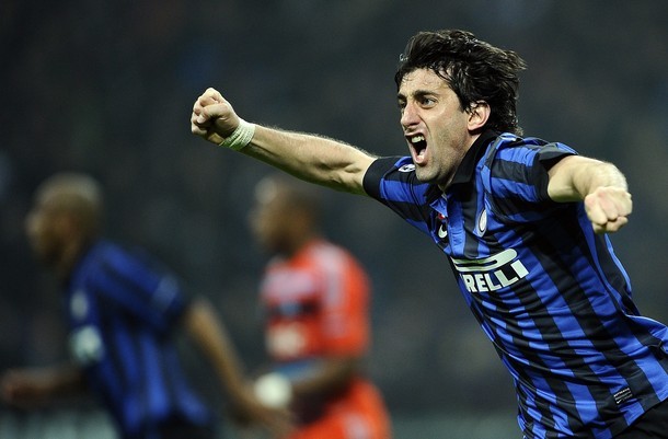 Khi Diego Milito đã có bàn thắng mở tỷ số cho Inter.