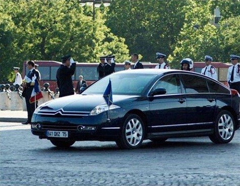 Citroen C6 của Tổng thống Pháp Nicolas Sarkozy