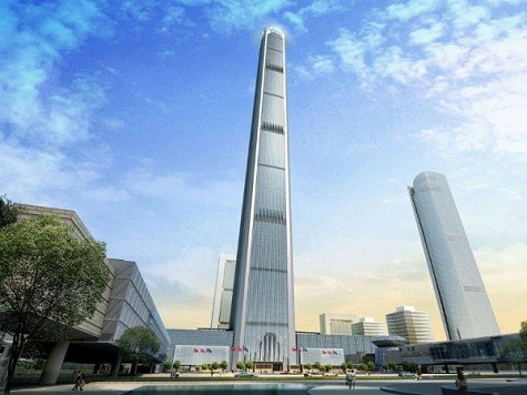 5. Tháp Goldin Finance 117 - Thiên Tân, Trung Quốc Chiều cao khi hoàn thành: 597m