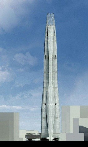 7. Tháp CTF Thiên Tân Tower - Thiên Tân, Trung Quốc Chiều cao khi hoàn thành: 530m