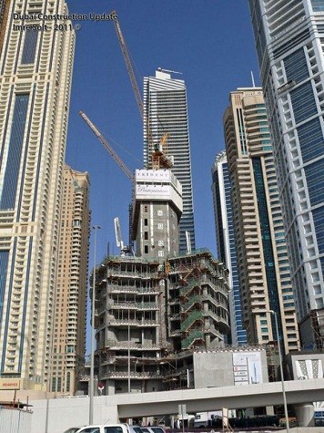 9. Tháp Pentominium - Dubai Chiều cao khi hoàn thành: 516m