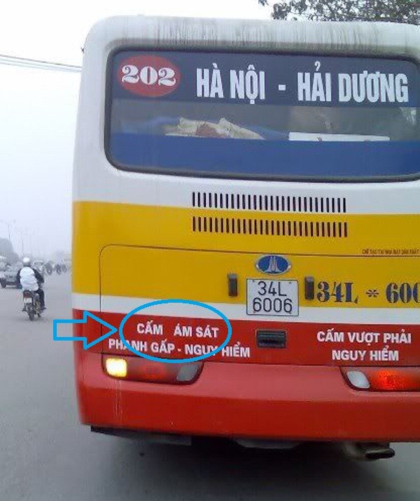 "Cấm ám sát" xe bus
