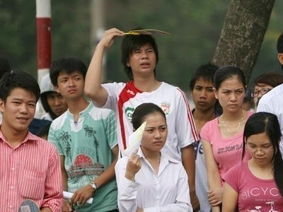 Thí sinh dự thi ĐH năm 2011. (Ảnh Lê Anh Dũng)