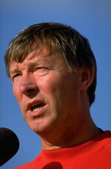 Alex Ferguson năm 1980. Ông lúc này đã là HLV của Aberdeen, và ông đưa Aberdeen tới thành công trong 8 năm ở đây.