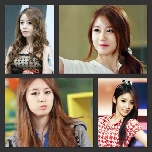 Ji Yeon biến hóa từ gợi cảm với tóc xoăn, dễ thương với tóc buộc lệch và nữ tính với mái tóc suôn dài.