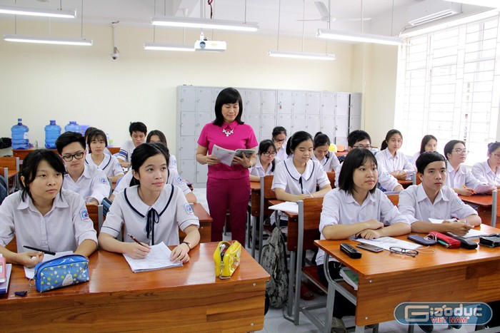 Học sinh các trường Trung học phổ thông tại Hải Phòng chủ động ôn tập để thi đạt kết quả cao (Ảnh: Lã Tiến)