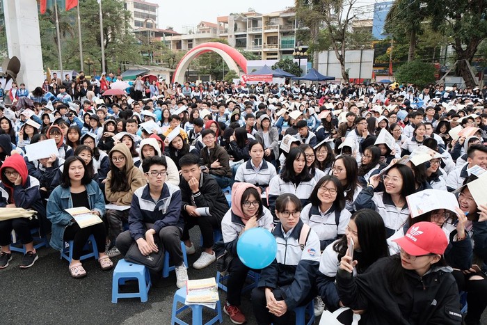 Chương trình thu hút đông đảo học sinh tham dự (Ảnh: CTV)