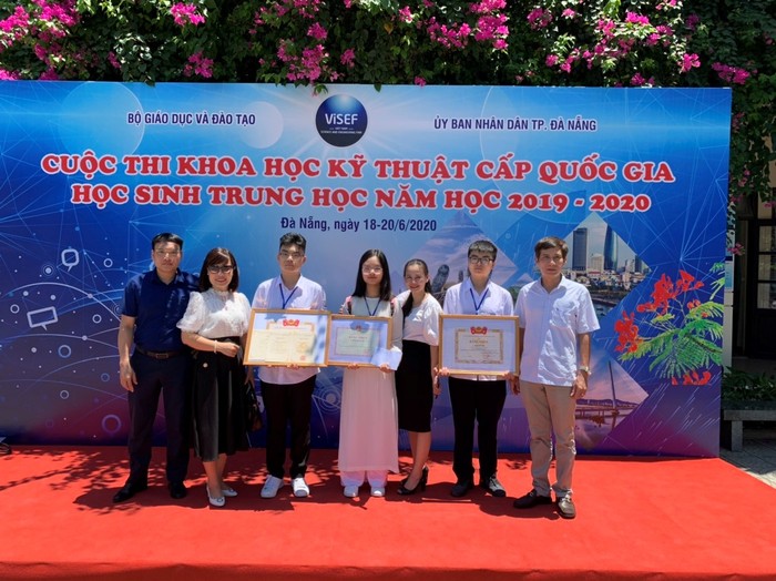 Hải Phòng có 2 dự án tham dự cuộc thi khoa học kỹ thuật cấp quốc gia đều đạt giải (Ảnh: CTV)