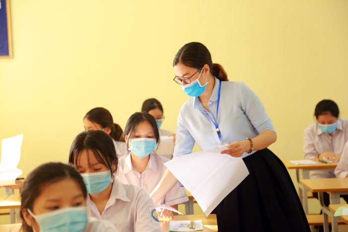 Từ năm học 2021-2022, học sinh Hải Phòng có nhiều lựa chọn ở môn Ngoại ngữ khi thi tuyển vào lớp 10 (Ảnh: Lã Tiến)