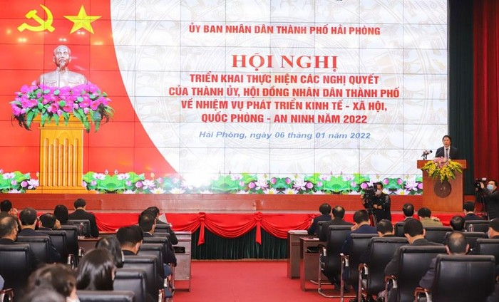 Hải Phòng xác định 19 chỉ tiêu thực hiện trong năm 2022 (Ảnh: CTTĐT)