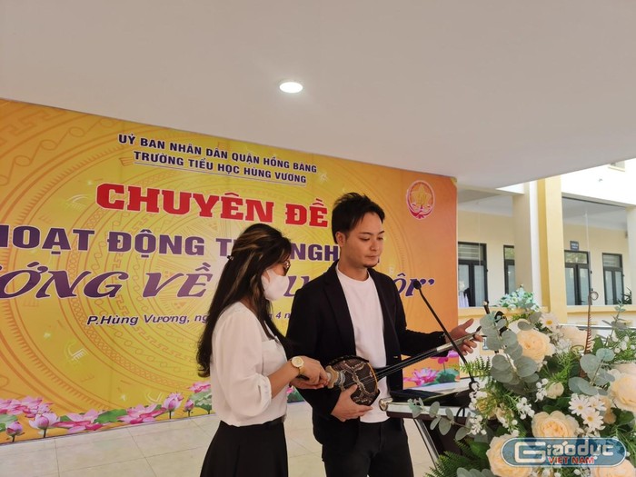 Phần giao lưu với người Nhật Bản (Ảnh: Lã Tiến)