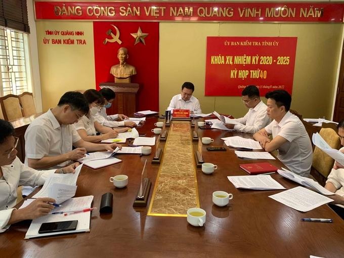 Quang cảnh Kỳ họp 40, Ủy ban Kiểm tra Tỉnh ủy Quảng Ninh. (Ảnh: quangninh.gov.vn)