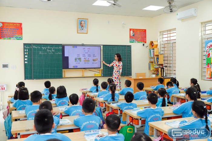 Hải Phòng đang thực hiện chuyển đổi số mạnh mẽ trong ngành giáo dục và đào tạo (Ảnh: Lã Tiến)