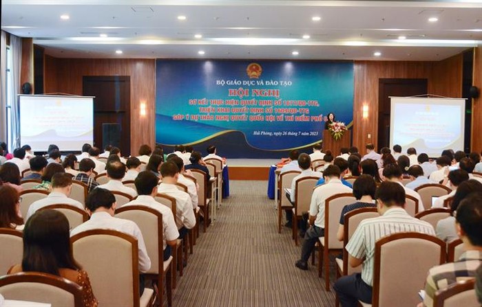 Quang cảnh hội nghị (Ảnh: moet.gov.vn)