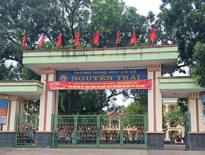 Phòng Giáo dục và Đào tạo thành phố Chí Linh yêu cầu Hiệu trưởng Trường Trung học cơ sở Nguyễn Trãi trả lại cho phụ huynh học sinh đối với những khoản thu nhà trường đã thực hiện chưa đúng quy trình (Ảnh: CTV)