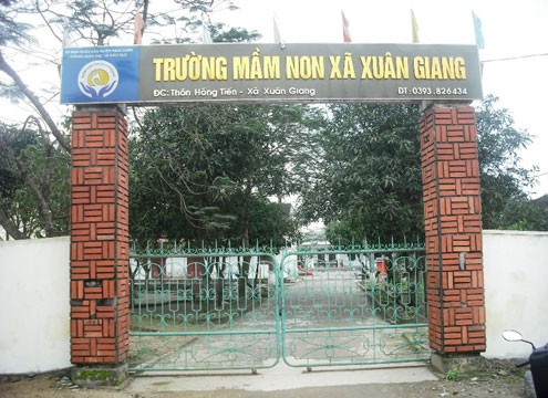 Cháu Long 14 tháng tuổi chết bất ngờ tại Trường Mầm non xã Xuân Giang (ảnh Vnexpress).