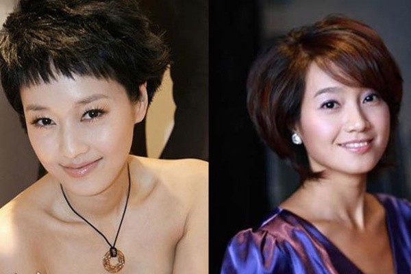 Nữ diễn viên Mã Y Lợi và MC Châu Đơn.