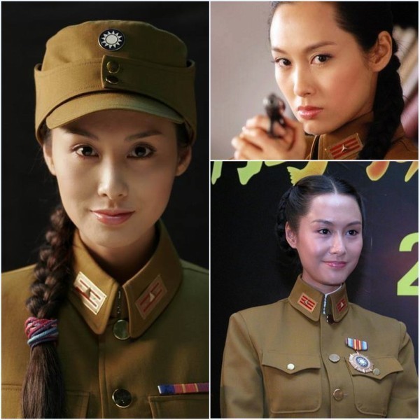 Nữ diến viên xinh đẹp Chu Ân vào vai một nữ chiến sĩ dũng cảm, chiến đấu hy sinh bảo vệ đất nước trong phim "Anh hùng cảm tử quân".