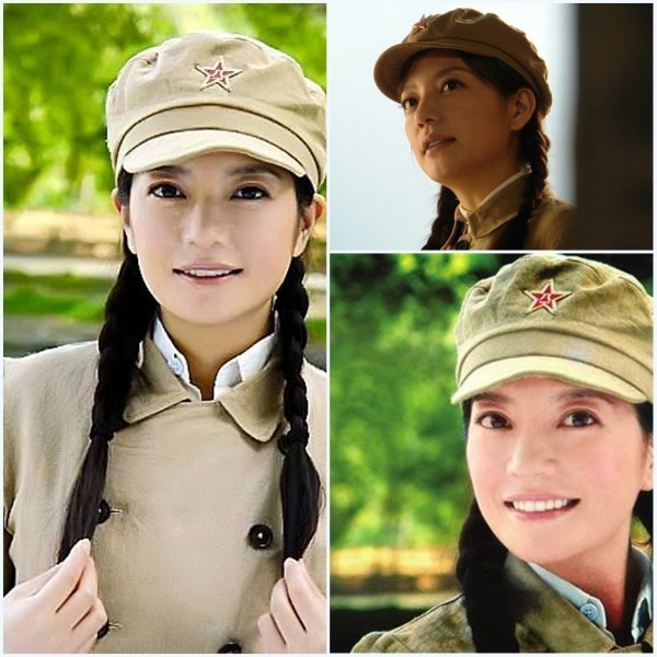 Hình ảnh nữ chiến sĩ của Triệu Vy trong phim "Sử thi người con gái".
