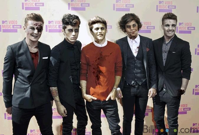 Nhóm nhạc nam One Direction.