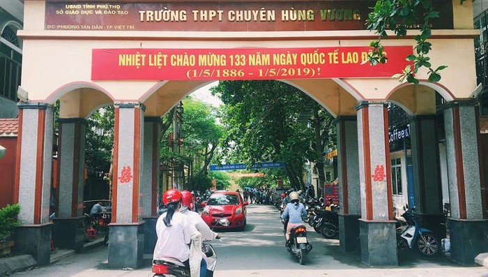 Trường trung học phổ thông chuyên Hùng Vương (Ảnh: Báo Pháp luật)