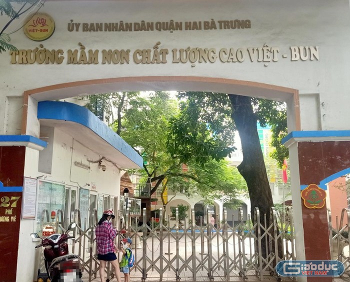 Trường mầm non Việt – Bun. (Ảnh: Nguyễn Nhất)