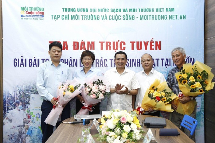 Tạp chí Moitruong.net.vn đã thực hiện nhiều chương trình Tọa đàm trực tuyến đối với những vấn đề thời sự được dư luận quan tâm (Ảnh: HNSMTVN)