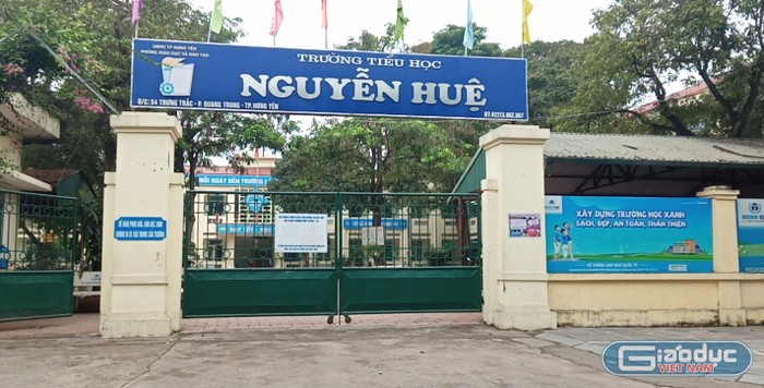 Trường Tiểu học Nguyễn Huệ (Ảnh: DB)