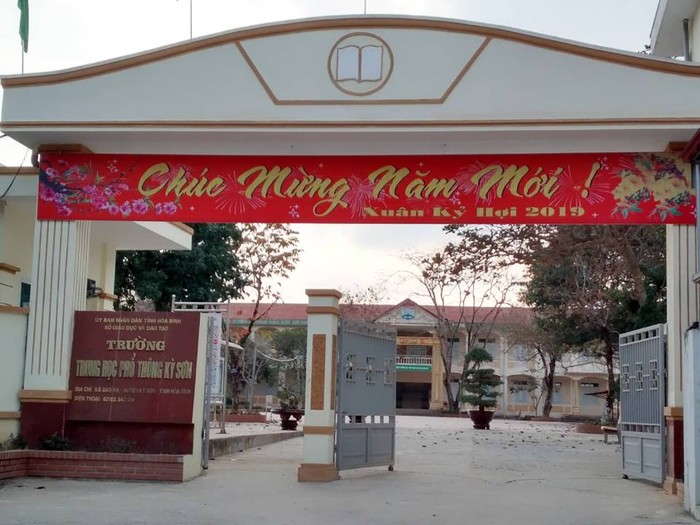 Trường Trung học phổ thông Kỳ Sơn (Ảnh: Fanpage nhà trường)