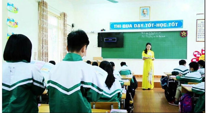 Cô giáo Phạm Thị Thơm - Giáo viên trường Tiểu học Lê Văn Tám, Thành phố Hòa Bình. (Ảnh: Sở GD&amp;ĐT Hòa Bình)