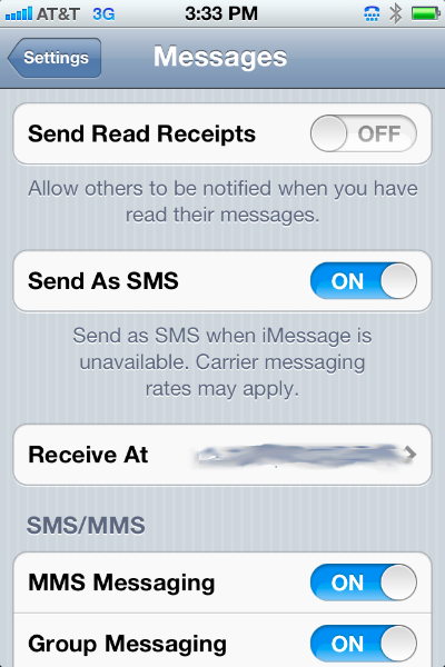 Nếu sử dụng iMessage, bạn có thể để người khác biết rằng mình đã đọc tin nhắn của họ bằng cách vào Settings > Mesages rồi kích hoạt chế độ Send Read Receipts.