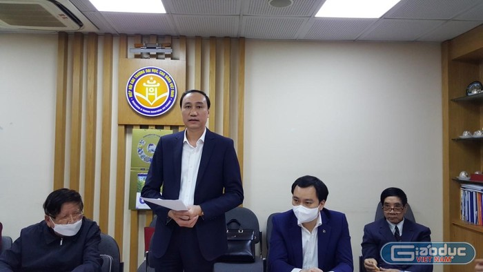 Ông Phùng Khánh Tài - Phó Chủ tịch Ủy ban Trung ương ương Mặt trận Tổ quốc Việt Nam phát biểu tại Hội nghị. (Ảnh: MP)