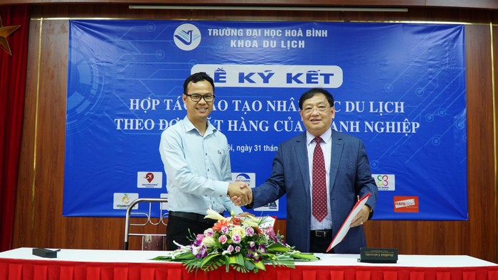 Khoa Du lịch - Trường Đại học Hòa Bình đang hợp tác đào tạo với hơn 30 doanh nghiệp trên cả nước.