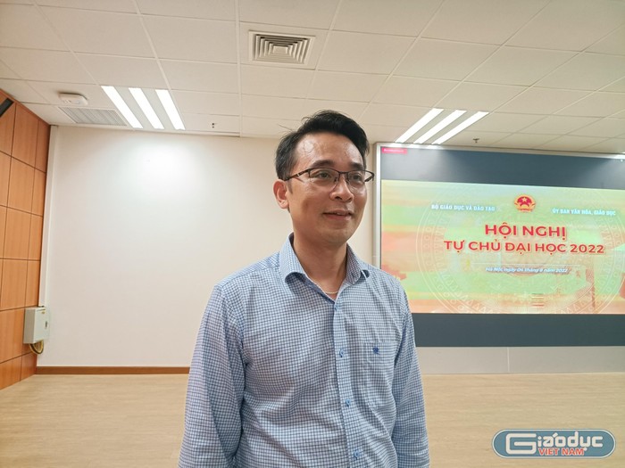 Giáo sư, Tiến sĩ Chử Đức Trình – Phó Hiệu trưởng Trường Đại học Công nghệ - Đại học Quốc gia Hà Nội. (Ảnh: Phạm Minh)