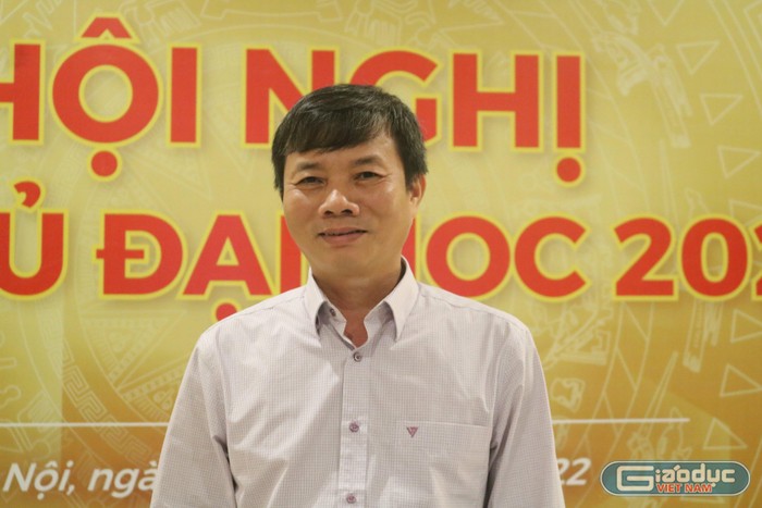 Tiến sĩ Nguyễn Viết Thịnh – Chủ tịch Hội đồng trường Trường Đại học Tiền Giang. (Ảnh: Doãn Nhàn)