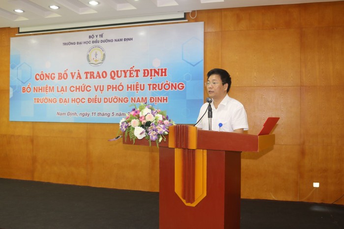 Tiến sĩ Trương Tuấn Anh - Hiệu trưởng Trường Đại học Điều dưỡng Nam Định. Ảnh: Website Trường Đại học Điều dưỡng Nam Định