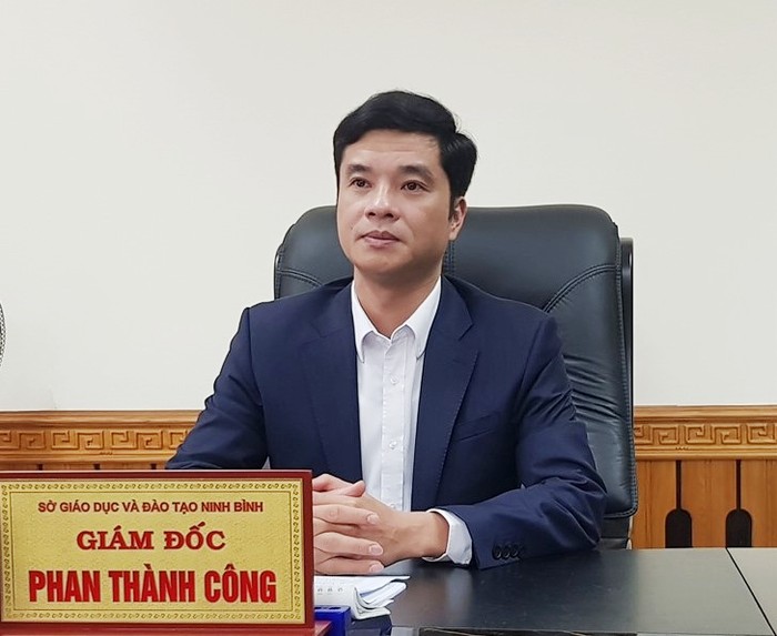 Ông Phan Thành Công - Giám đốc Sở Giáo dục và Đào tạo tỉnh Ninh Bình. Ảnh: NVCC