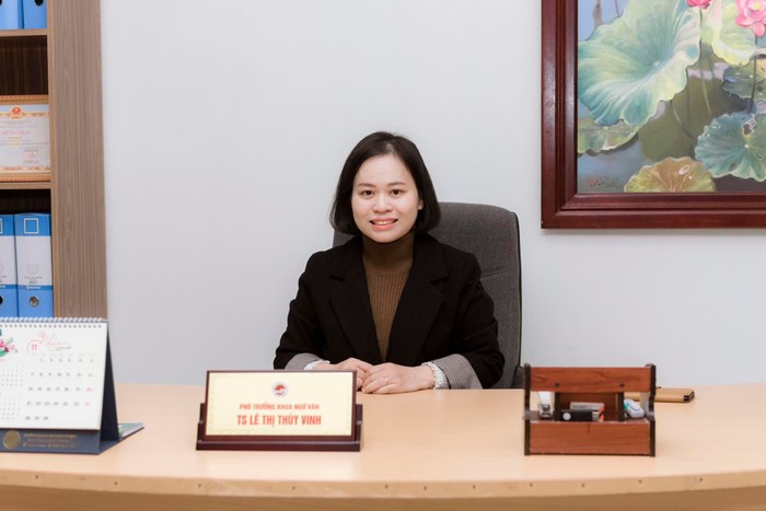 Tiến sĩ Lê Thị Thùy Vinh – Phó trưởng khoa Ngữ văn, Trường Đại học Sư phạm Hà Nội 2. Ảnh: NVCC