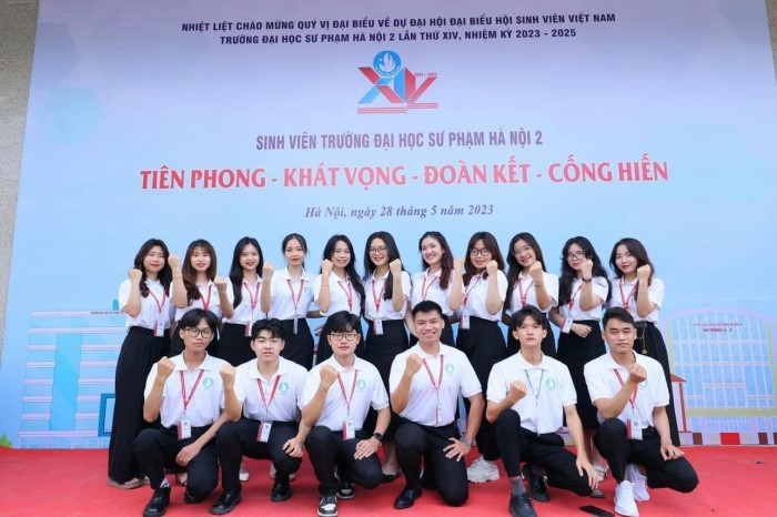 Sinh viên Trường Đại học Sư phạm Hà Nội 2. Ảnh: Website nhà trường