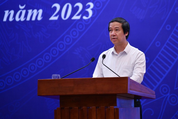 Bộ trưởng Nguyễn Kim Sơn phát biểu khai mạc Hội nghị.