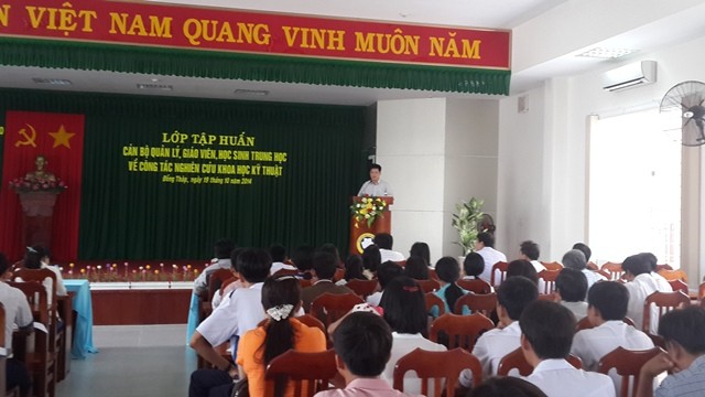 Hình ảnh một lớp tập huấn nâng cao kiến thức cho cán bộ, giáo viên (Ảnh nguồn minh họa: giaoduc.net.vn)