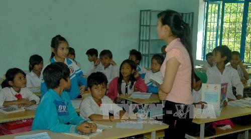 Tỉnh Quảng Ngãi sẽ tuyển dụng hơn 1.600 giáo viên trong năm học 2017-2018. ảnh: TTXVN.