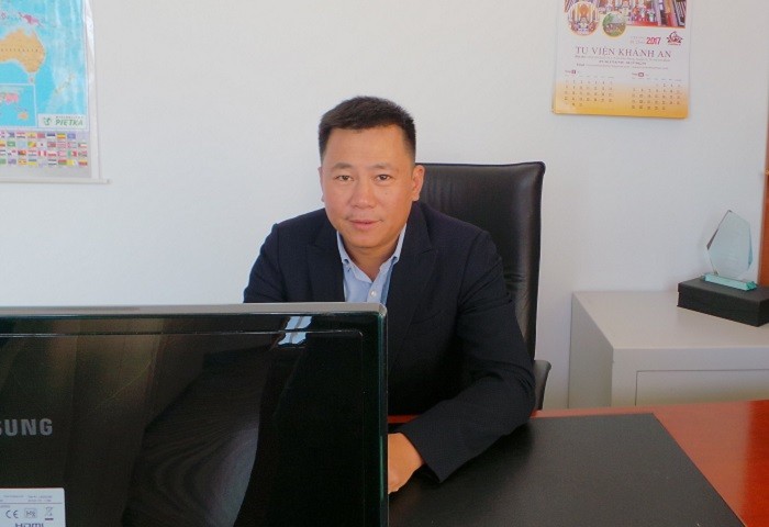 Ông Hoàng Hữu Bình, Phó chủ tịch Hội doanh nghiệp Việt Nam tại Ba Lan, Chủ tịch Công ty ASEAN EU tại Vác-sa-va (Ảnh: tác giả cung cấp).