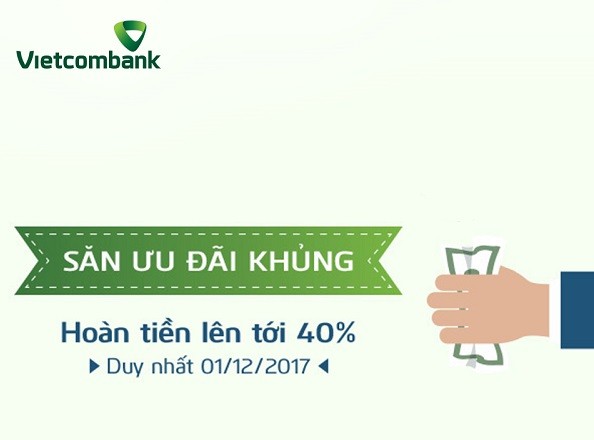 Vietcombank hoàn tới 40% cho chủ thẻ mua sắm trực tuyến trong ngày Online Friday.