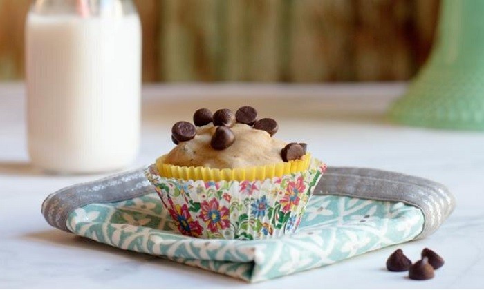 Bánh muffin chuối và bơ đậu phộng (Ảnh: theo Health Magazine).