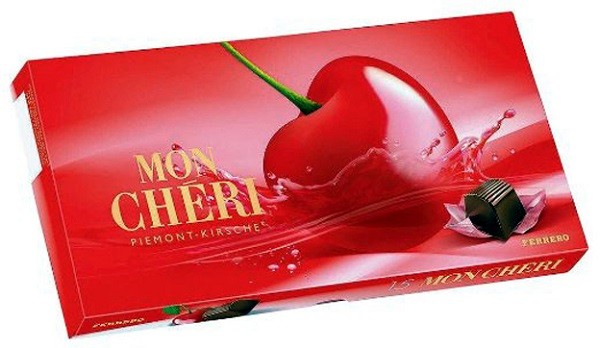 Mon Cheri – Sokola có chứa rượu anh đào, được thế giới rất yêu chuộng (Ảnh: tác giả cung cấp).