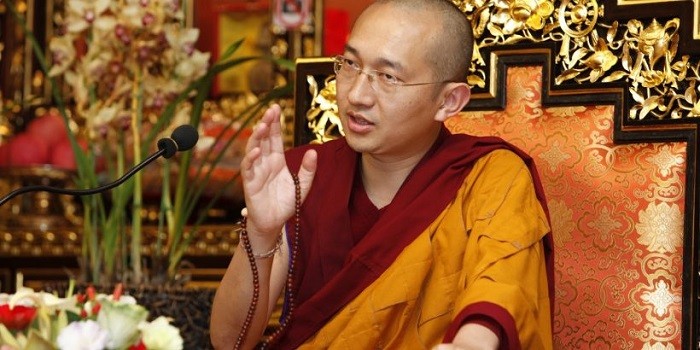 Tôn sư Khangser Rinpoche (Ảnh minh họa: tác giả cung cấp).